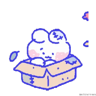 🥰-@stickermaze | CuteBunny2., Telegram Sticker