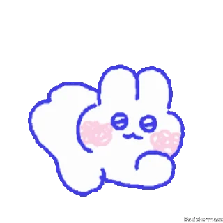 🥰-@stickermaze | CuteBunny2., Telegram Sticker