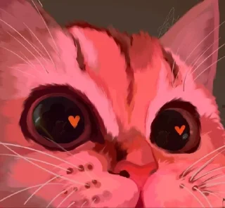 ♥-Cats by @stkckers @Unfunnyhooman, Telegram Sticker