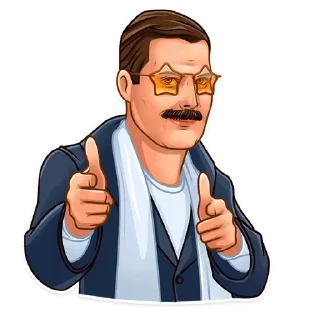 🤩-Freddie Mercury, Telegram Sticker