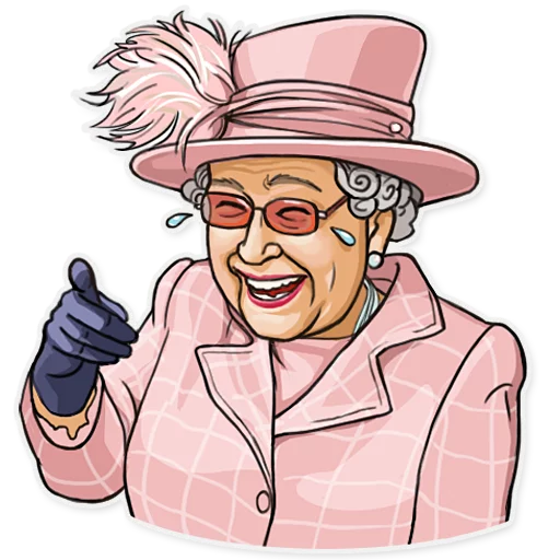 The Queen, telegram sticker