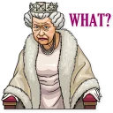 😵-The Queen, Telegram Sticker