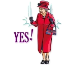 👍-The Queen, Telegram Sticker
