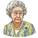 😟-The Queen, Telegram Sticker