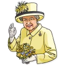 👋-The Queen, Telegram Sticker