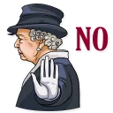 🙅-The Queen, Telegram Sticker