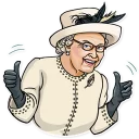 👍-The Queen, Telegram Sticker