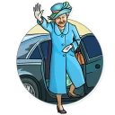 ✋-The Queen, Telegram Sticker