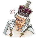 😡-The Queen, Telegram Sticker