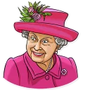 😬-The Queen, Telegram Sticker