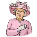 😨-The Queen, Telegram Sticker