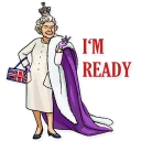 👠-The Queen, Telegram Sticker