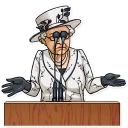 🙈-The Queen, Telegram Sticker