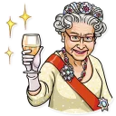 ✌-The Queen, Telegram Sticker