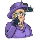 😭-The Queen, Telegram Sticker