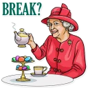 🍰-The Queen, Telegram Sticker
