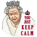😉-The Queen, Telegram Sticker