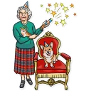 🎉-The Queen, Telegram Sticker