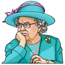 🙄-The Queen, Telegram Sticker