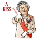 😌-The Queen, Telegram Sticker