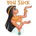 👎-Cleopatra, Telegram Sticker