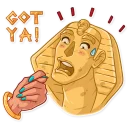 😰-Cleopatra, Telegram Sticker