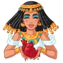 ❤️-Cleopatra, Telegram Sticker