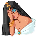 🤦‍♀️-Cleopatra, Telegram Sticker