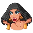 😡-Cleopatra, Telegram Sticker