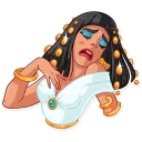 😖-Cleopatra, Telegram Sticker