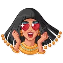 😍-Cleopatra, Telegram Sticker