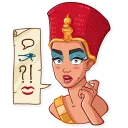 😮-Cleopatra, Telegram Sticker