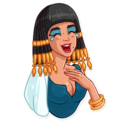 Cleopatra, telegram sticker