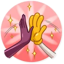 🙌-Jessica Rabbit, Telegram Sticker