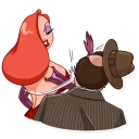 😡-Jessica Rabbit, Telegram Sticker