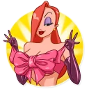 🎁-Jessica Rabbit, Telegram Sticker
