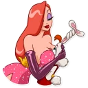 🤗-Jessica Rabbit, Telegram Sticker