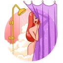 🛀-Jessica Rabbit, Telegram Sticker
