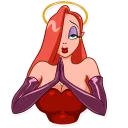 😇-Jessica Rabbit, Telegram Sticker