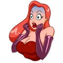 😨-Jessica Rabbit, Telegram Sticker