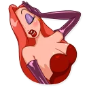 🤕-Jessica Rabbit, Telegram Sticker