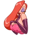 ☺️-Jessica Rabbit, Telegram Sticker