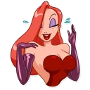 😂-Jessica Rabbit, Telegram Sticker