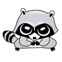 😡-Raccoon, Telegram Sticker