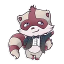 😏-Jessie Racoon, Telegram Sticker