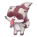 😝-Jessie Racoon, Telegram Sticker