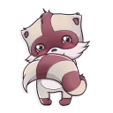 😊-Jessie Racoon, Telegram Sticker
