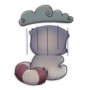 😰-Jessie Racoon, Telegram Sticker