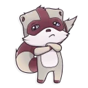 😒-Jessie Racoon, Telegram Sticker