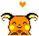 💖-Raichu moods by Lovux-The-Great, Telegram Sticker